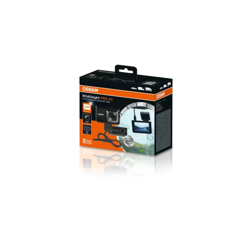 Osram - Kamera samochodowa ROADSIGHT PRO 30 Full HD 1080p 12/24V