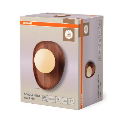 Osram - Kinkiet ACACIA NEST 1xG9/5W/230V akacja