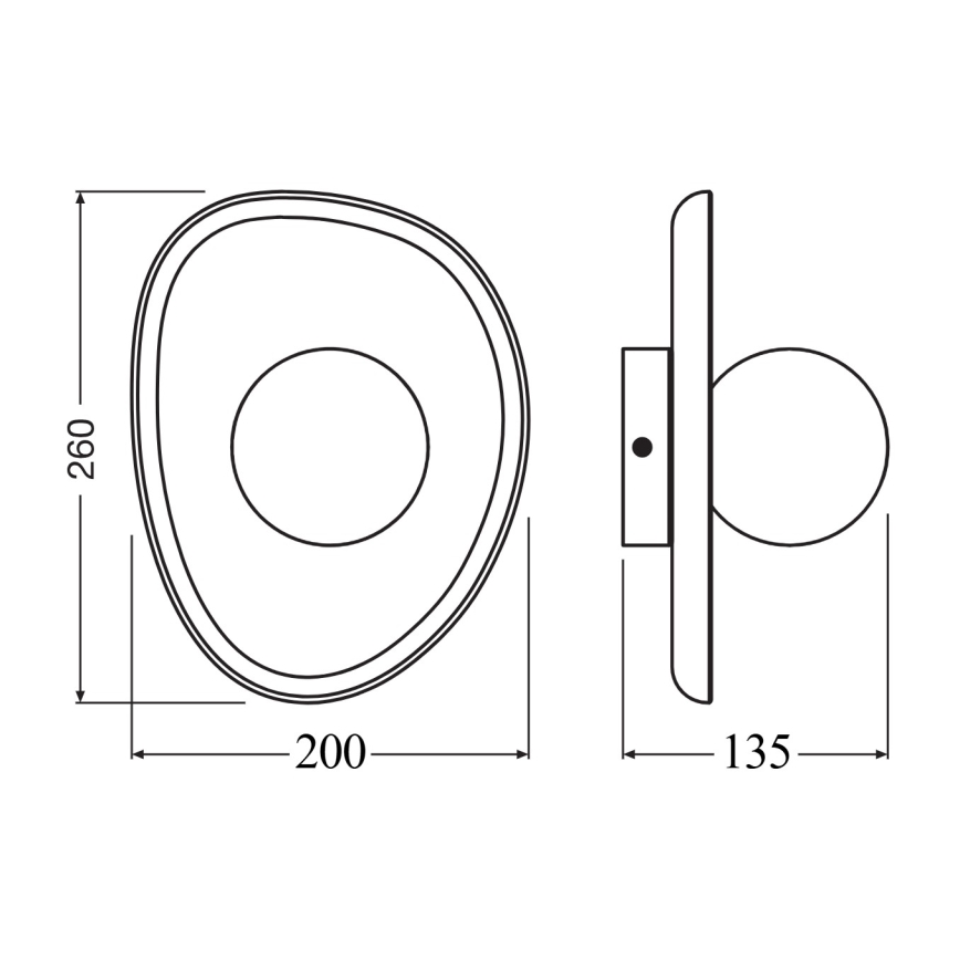 Osram - Kinkiet ACACIA NEST 1xG9/5W/230V akacja