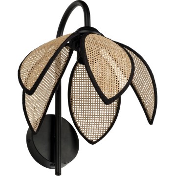 Osram - Kinkiet DECOR RATTAN 1xE27/15W/230V beżowy/czarny