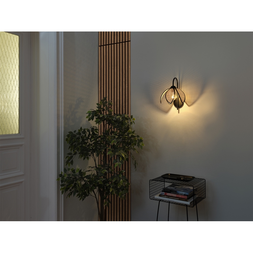 Osram - Kinkiet DECOR RATTAN 1xE27/15W/230V beżowy/czarny