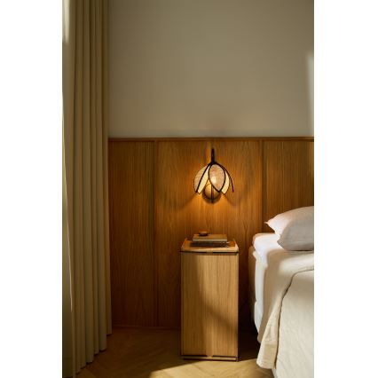 Osram - Kinkiet DECOR RATTAN 1xE27/15W/230V beżowy/czarny