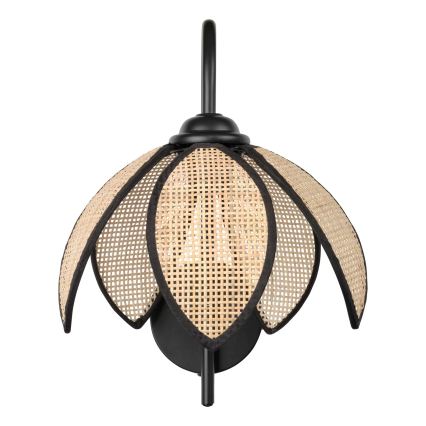 Osram - Kinkiet DECOR RATTAN 1xE27/15W/230V beżowy/czarny
