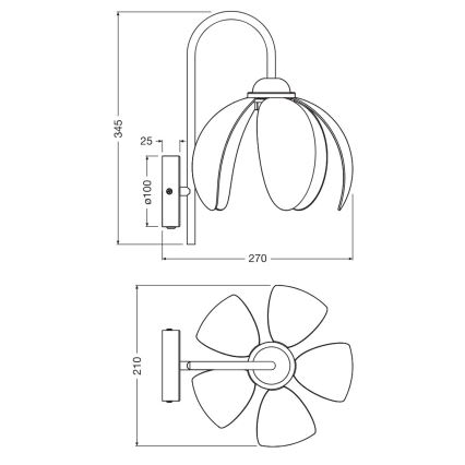 Osram - Kinkiet DECOR RATTAN 1xE27/15W/230V beżowy/czarny