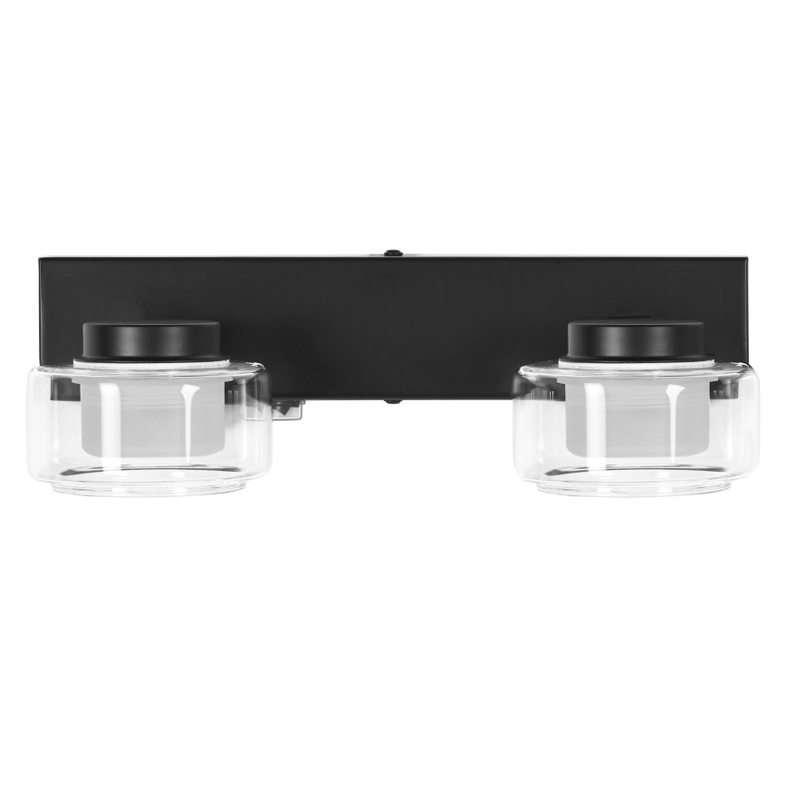 Osram - LED kinkiet łazienkowy ORBIS FLAME 2xLED/5,5W/230V 3000/4000K IP44 czarny