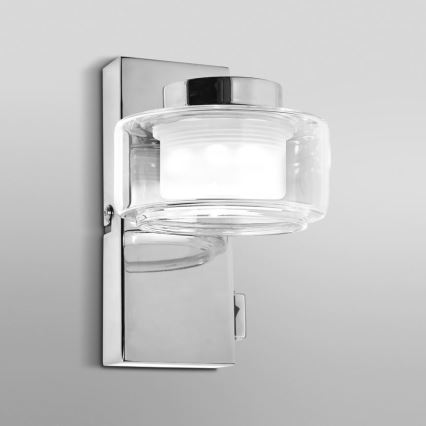 Osram - LED kinkiet łazienkowy ORBIS FLAME LED/5,5W/230V 3000/4000K IP44 chrom błyszczący
