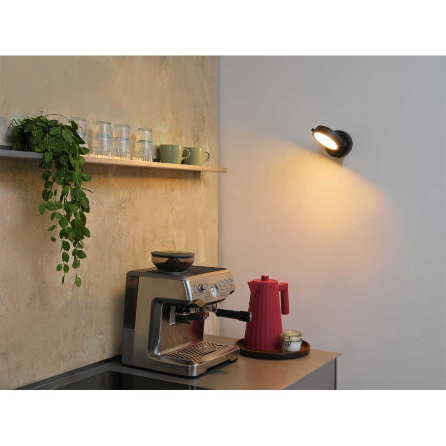 Osram - Kinkiet LED DECOR PUCK LED/11W/230V czarny