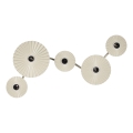 Osram - Kinkiet PLISSEE 5xE27/15W/230V kremowy