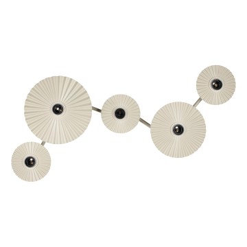Osram - Kinkiet PLISSEE 5xE27/15W/230V kremowy