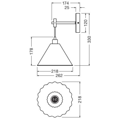 Osram - Kinkiet PULP 1xE14/5,5W/230V