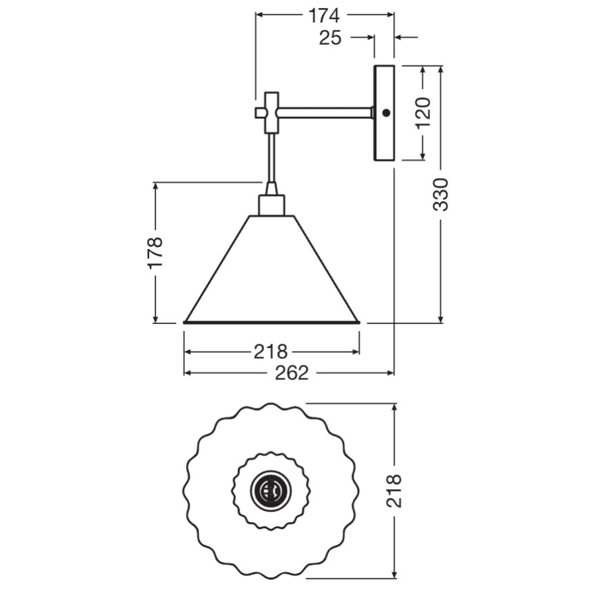 Osram - Kinkiet PULP 1xE14/5,5W/230V