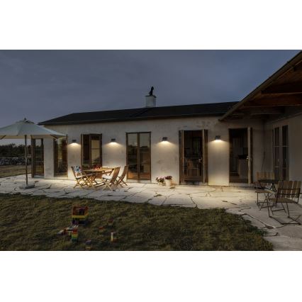 Osram - LED solarna oprawa ścienna z czujnikiem ENDURA STYLE, LED 10,2 W / 4,2 V, akumulator 2000 mAh, IP54, antracyt