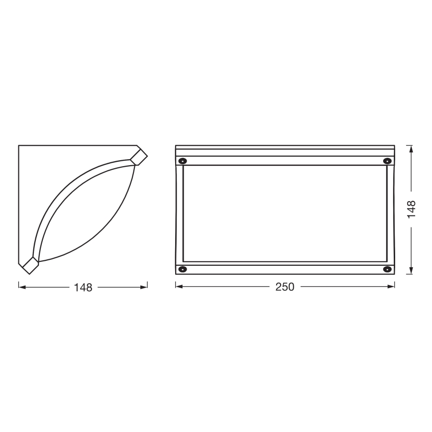 Osram - Kinkiet zewnętrzny ENDURA CLASSIC 1xE27/40W/230V IP54 antracyt