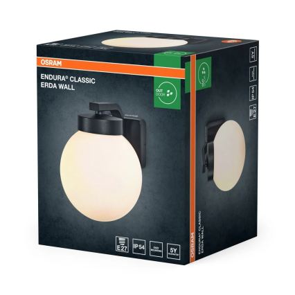Osram - Kinkiet zewnętrzny ENDURA CLASSIC 1xE27/40W/230V IP54 antracyt
