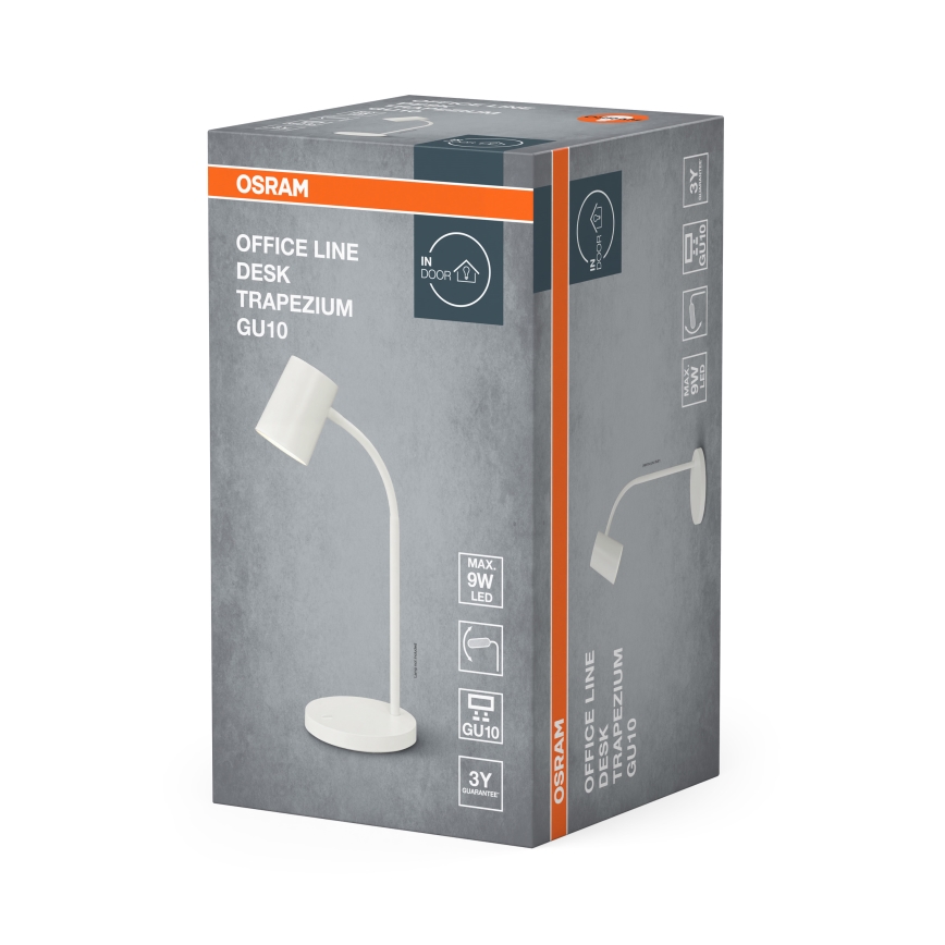 Osram - Lampa biurkowa DESK LINE 1xGU10/9W/230V biała