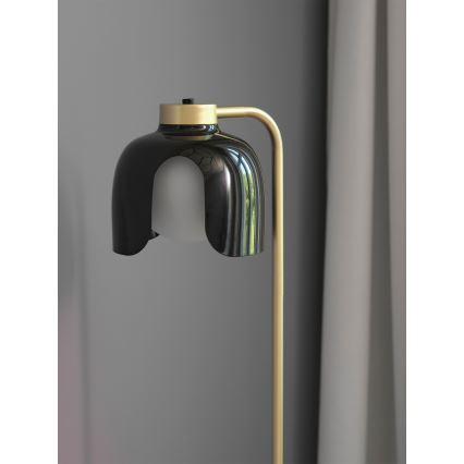 Osram - Lampa stojąca DECOR COROLLE 1xE27/15W/230V czarna/złota