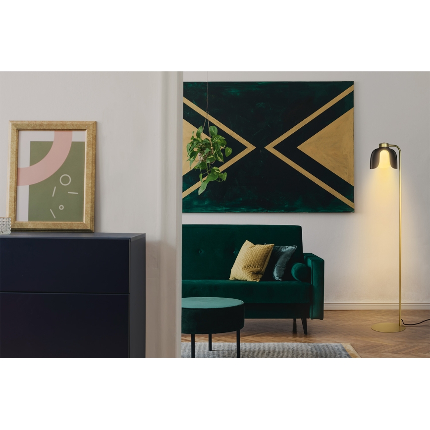 Osram - Lampa stojąca DECOR COROLLE 1xE27/15W/230V czarna/złota