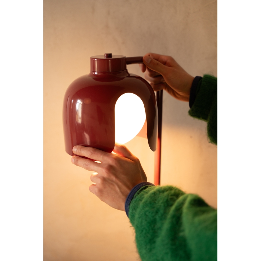 Osram - Lampa stojąca DECOR COROLLE 1xE27/15W/230V czerwona