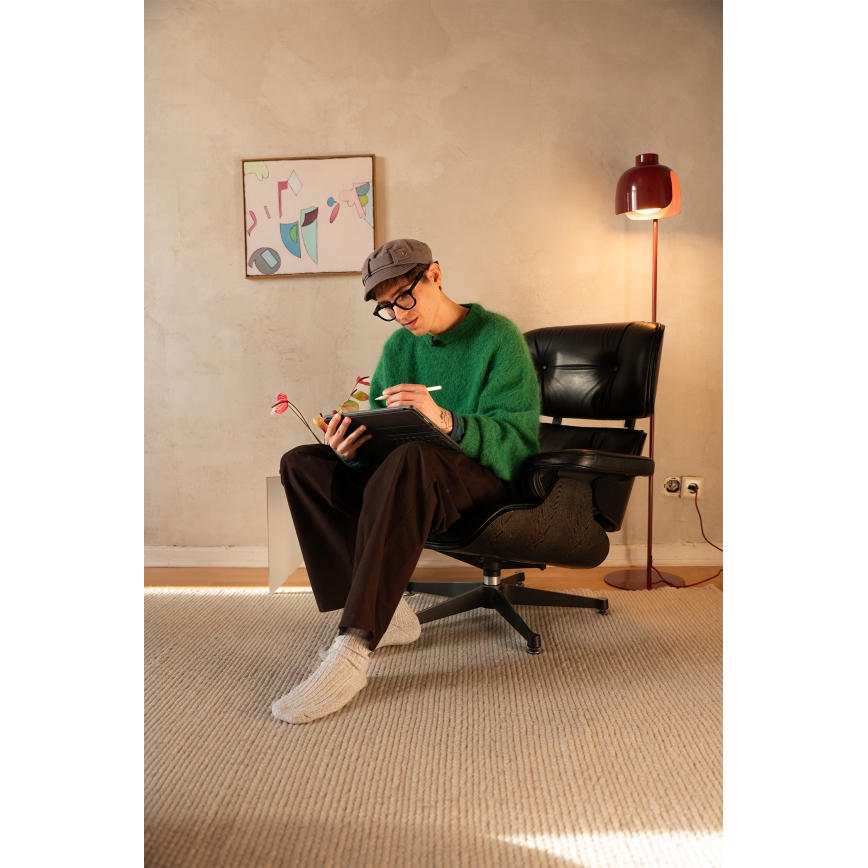 Osram - Lampa stojąca DECOR COROLLE 1xE27/15W/230V czerwona