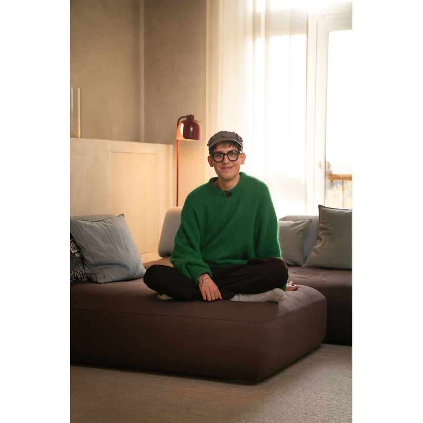 Osram - Lampa stojąca DECOR COROLLE 1xE27/15W/230V czerwona