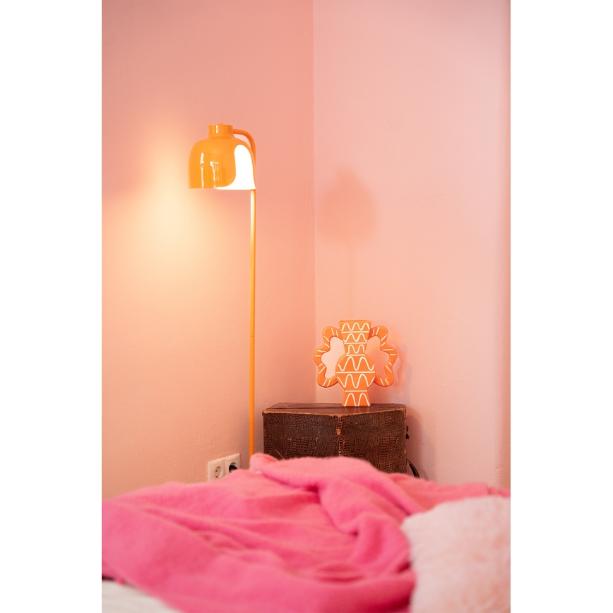 Osram - Lampa stojąca DECOR COROLLE 1xE27/15W/230V pomarańczowa