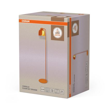 Osram - Lampa stojąca DECOR COROLLE 1xE27/15W/230V pomarańczowa