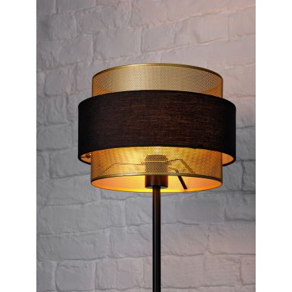 Osram - Lampa stojąca DECOR HORNET 1xE27/10W/230V czarna/złota