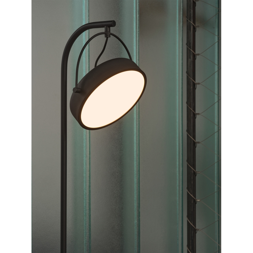 Osram - Lampa stojąca LED DECOR PUCK LED/12W/230V CRI 90 czarna