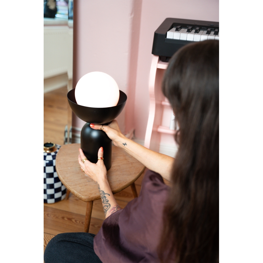 Osram - Lampa stołowa DECOR BOWL 1xE14/25W/230V czarna