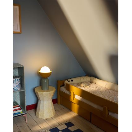 Osram - Lampa stołowa DECOR BOWL 1xE14/25W/230V zielona/żółta