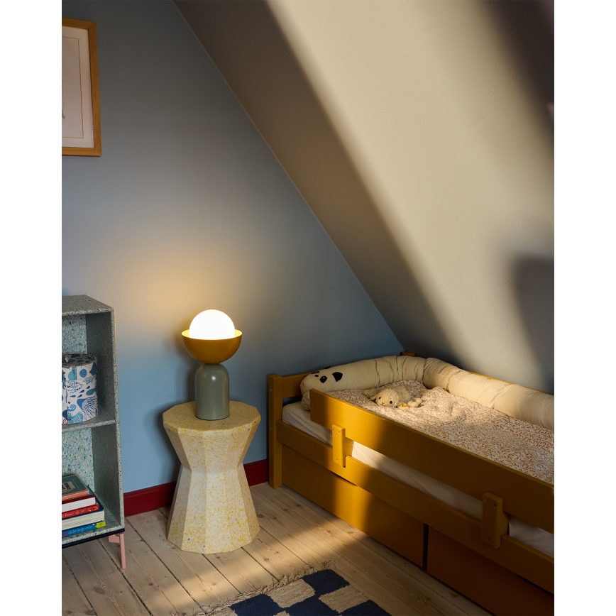 Osram - Lampa stołowa DECOR BOWL 1xE14/25W/230V zielona/żółta