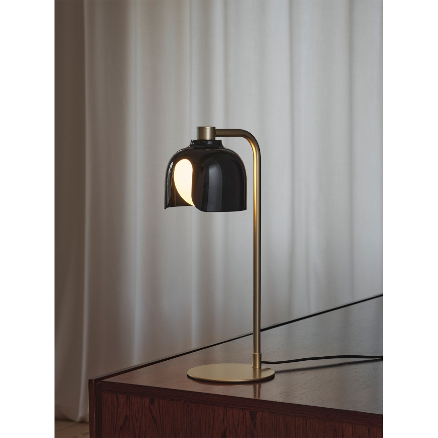 Osram - Lampa stołowa DECOR COROLLE 1xG9/20W/230V czarny/złoty