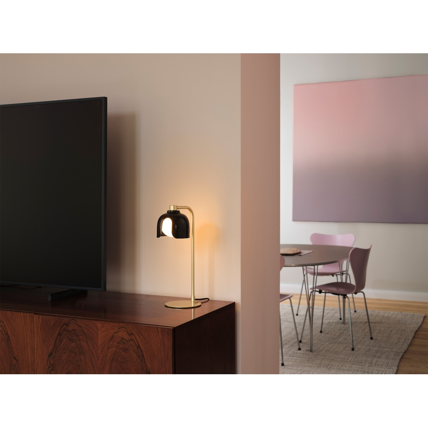 Osram - Lampa stołowa DECOR COROLLE 1xG9/20W/230V czarny/złoty