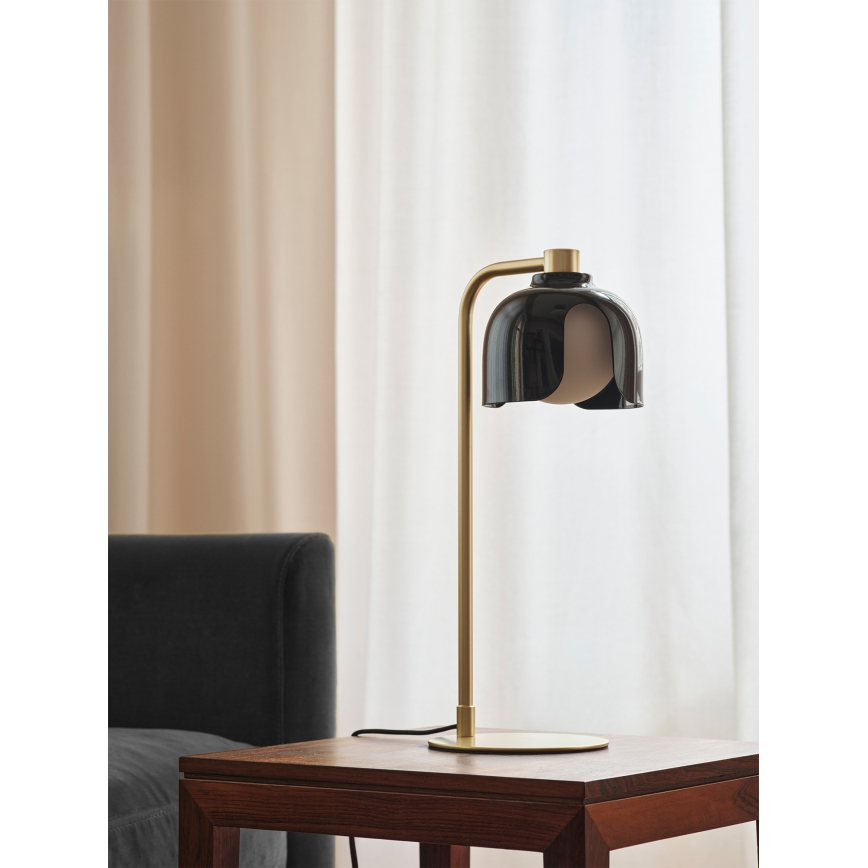 Osram - Lampa stołowa DECOR COROLLE 1xG9/20W/230V czarny/złoty