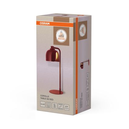 Osram - Lampa stołowa DECOR COROLLE 1xG9/20W/230V czerwona