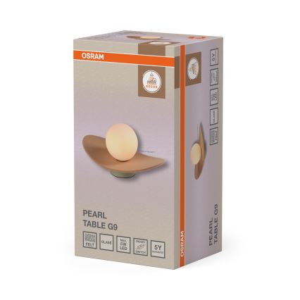 Osram - Lampa stołowa DECOR PEARL 1xG9/5W/230V beżowa
