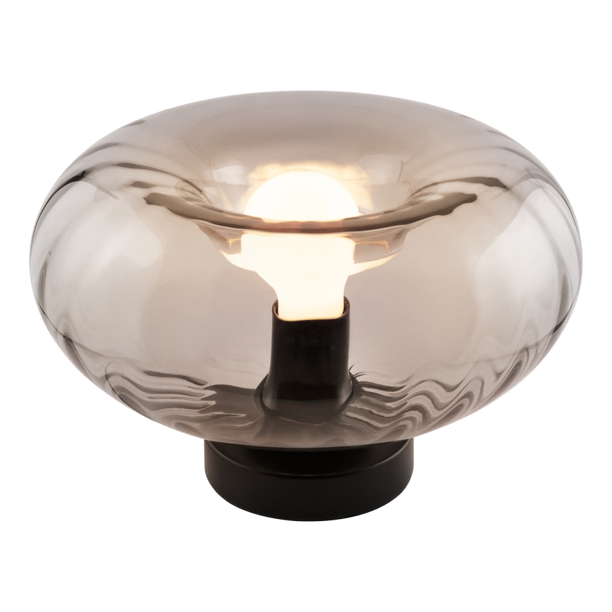 Osram - Lampa stołowa DECOR SMOKE 1xE27/12W/230V czarna/dymnoszara