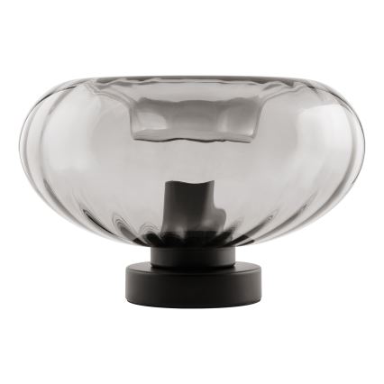 Osram - Lampa stołowa DECOR SMOKE 1xE27/12W/230V czarna/dymnoszara