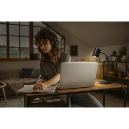 Osram - Lampa stołowa DESK LINE 1xGU10/9W/230V czarna