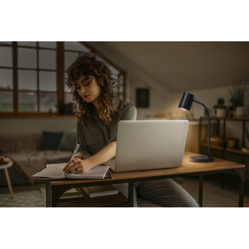 Osram - Lampa stołowa DESK LINE 1xGU10/9W/230V czarna