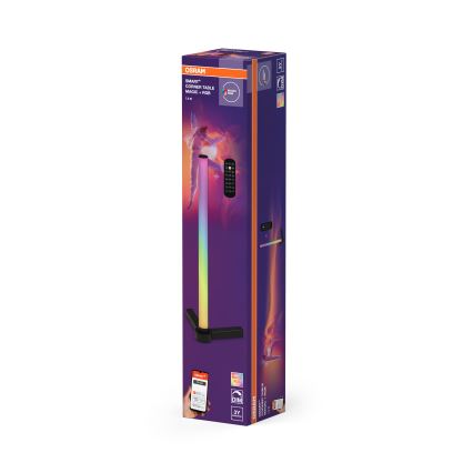 Osram - LED RGBW ściemnialna lampa biurkowa SMART+ MAGIC LED/7,5W/230V 2700-6500K czarna Wi-Fi + pilot zdalnego sterowania