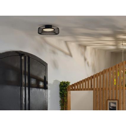 Osram - Lampa sufitowa LED DECOR MESH, 18,5 W/230 V, śr. 30 cm, czarna