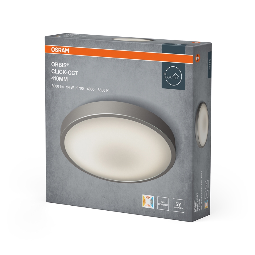 Osram - Oprawa sufitowa ORBIS LED/24W/230V 2700/4000/6500K średnica 41 cm matowy chrom