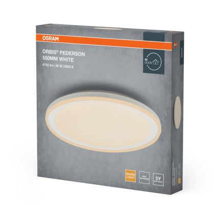 Osram - Lampa sufitowa LED ORBIS PEDERSON LED/36W/230V śr. 55 cm, biała
