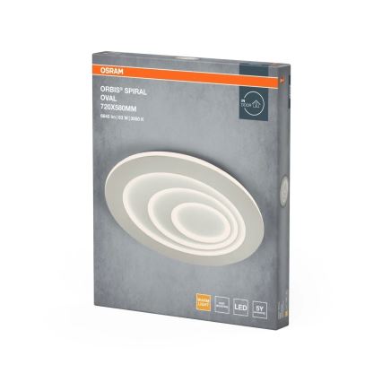 Osram - Lampa sufitowa LED ORBIS SPIRAL LED/63W/230V biała
