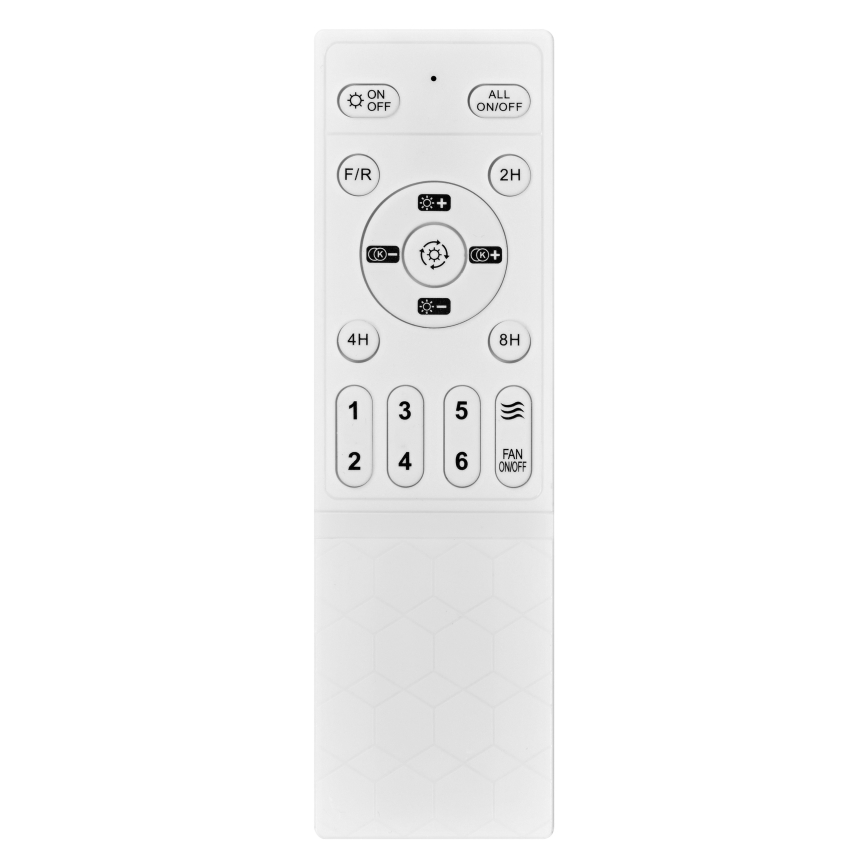 Osram - Lampa sufitowa LED z regulacją jasności i wentylatorem LED/49W/230V 2700-6500K biały/złoty + pilot zdalnego sterowania