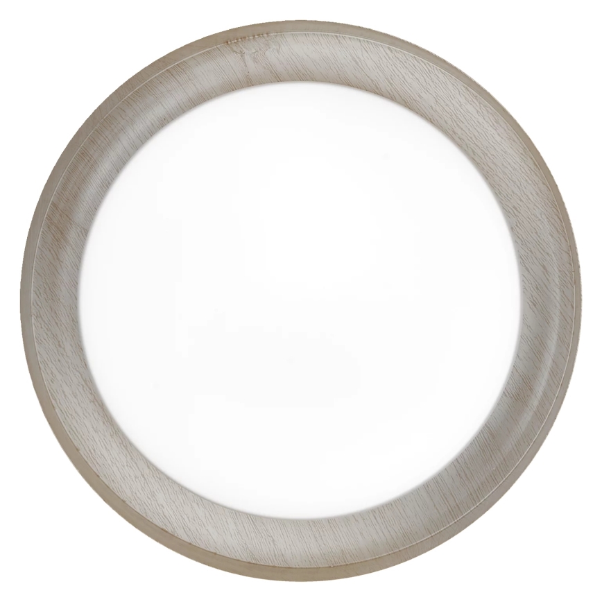 Osram - Lampa sufitowa ORBIS MADRID 2xE27/10W/230V Ø 29 cm wykończenie w dekorze drewna