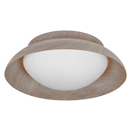 Osram - Lampa sufitowa ORBIS MILAN 2xE27/10W/230V średnica 30,5 cm wykończenie w dekorze drewna