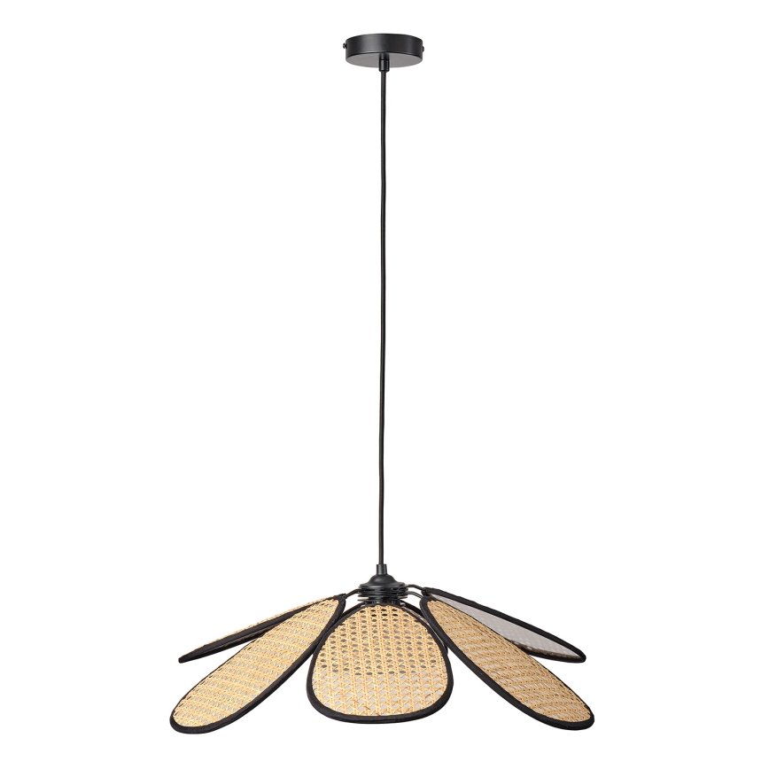 Osram - Lampa wisząca na lince DECOR RATTAN 1xE27/15W/230V Ø 58 cm beżowa/czarna