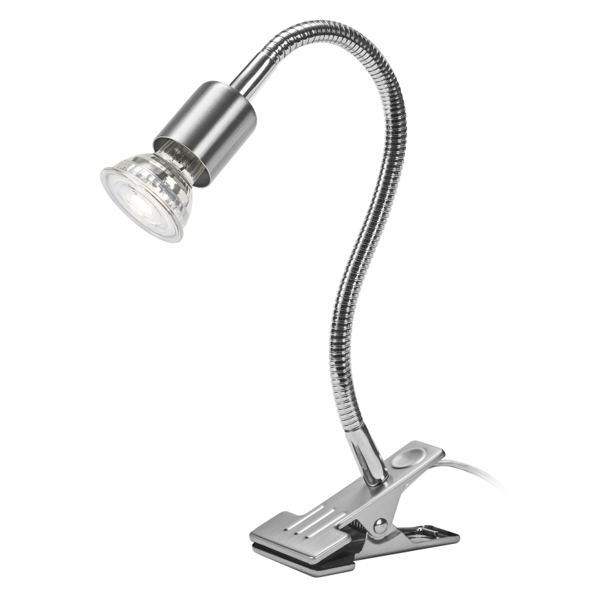 Osram - Lampa z klipsem CLIP TUBE FLEX 1xGU10/5W/230V matowy chrom